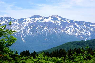 白山連峰写真