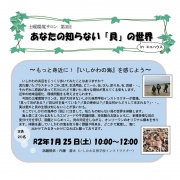 土曜環境サロン 第3回 「あなたの知らない「貝」の世界」